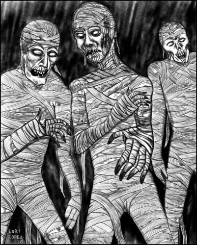 Illustration:  The Mummies