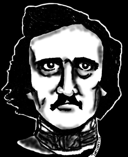 Illustration:  Portrait Of Poe