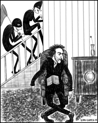 Illustration:  The Burglars And Mister Snark
