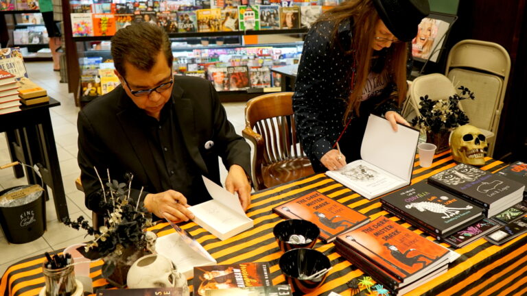 Barnes & Noble Glendora Signing October 2018 - Horror Author Lori R. Lopez Autographing Book